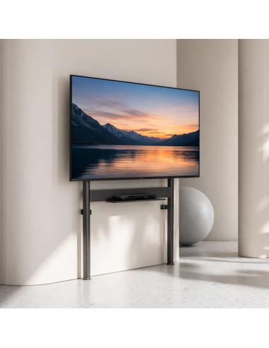 Supporto TV Slimfit Motorizzato da Parete con Altezza Regolabile per TV da 60-110'' con Telecomando
