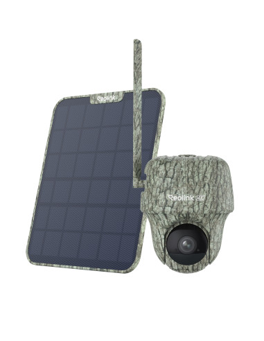 Telecamera da Esterno con Batteria/Pannello Solare 4K 8MP UHD IP64