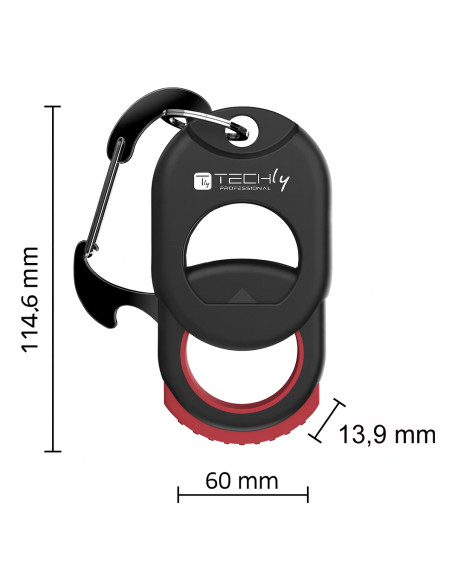 Accessorio Porta Fascette Multiuso con Moschettone