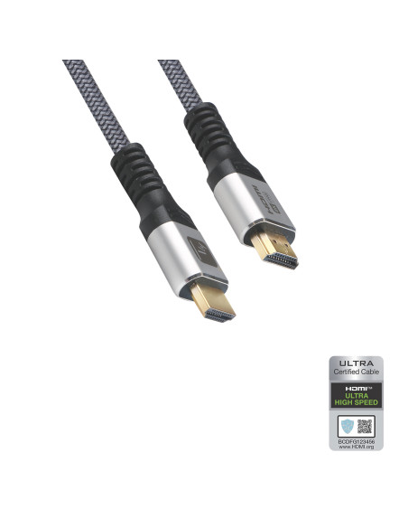 Cavo HDMI&trade Ultra High Speed 48Gbps Maschio / Maschio 8K@60Hz Certificato 3 m