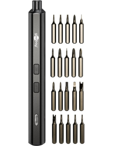 Set Cacciavite Elettrico con 20 Punte di Precisione