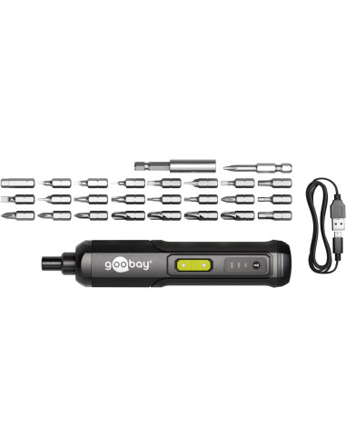 Set Mini Avvitatore a Batteria 28pz con Punte di Precisione