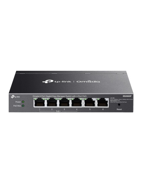 Switch 6 Porte Gigabit Easy Managed con 4 Porte PoE+