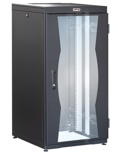 Armadio NetRack 19'' 600x600 24 Unit&agrave Nero da Assemblare