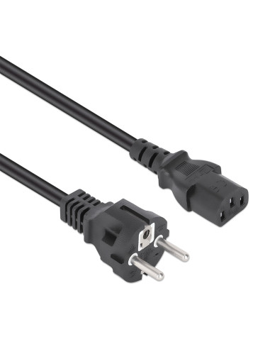 Cavo alimentazione C13 F a Schuko 1m Nero