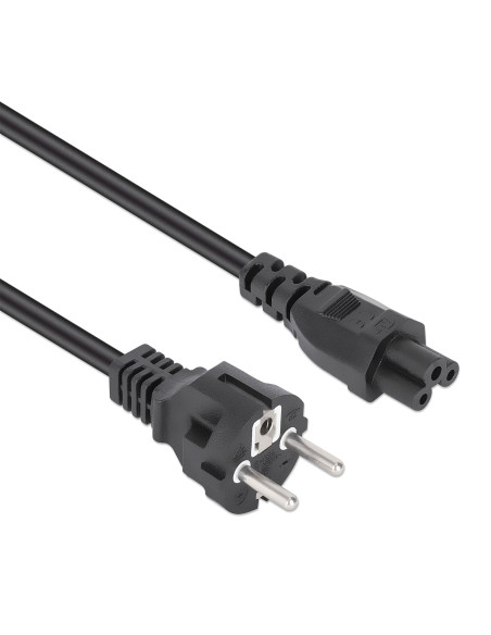 Cavo alimentazione C5 F a Schuko 1m nero
