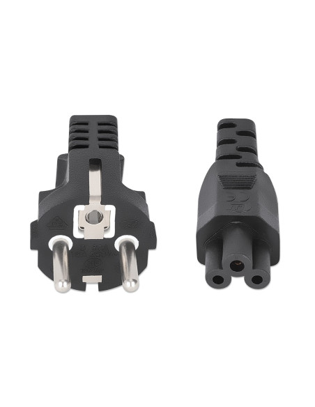 Cavo alimentazione C5 F a Schuko 1m nero