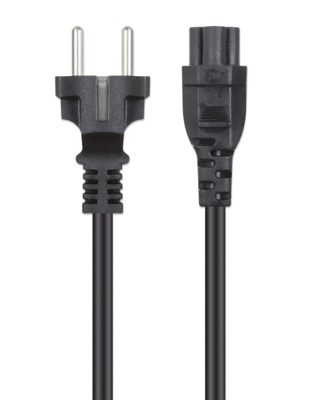 Cavo alimentazione C5 F a Schuko 1m nero