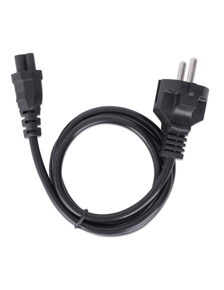 Cavo alimentazione C5 F a Schuko 1m nero
