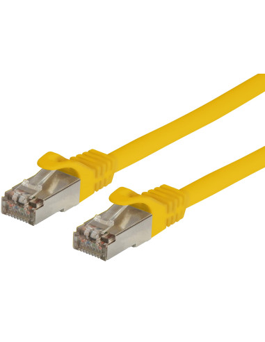 Cavo di Rete Patch in Rame Cat. 6A SFTP LSZH 10 m Giallo