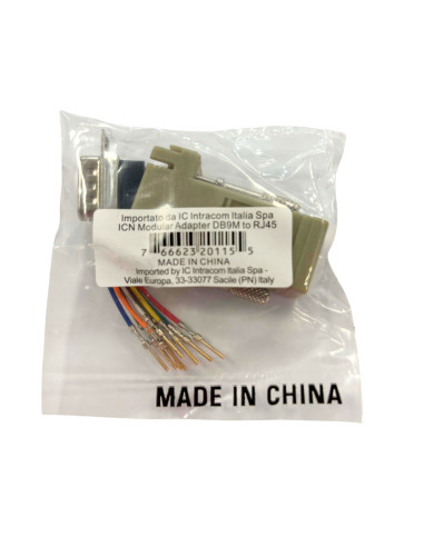 Adattatore Modulare DB 9p. M / RJ45 8 fili