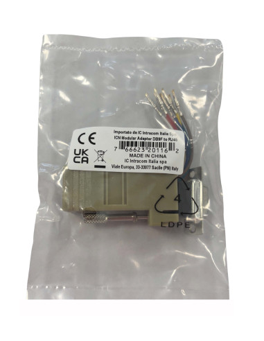 Adattatore Modulare DB 9p.F / RJ45 8 fili