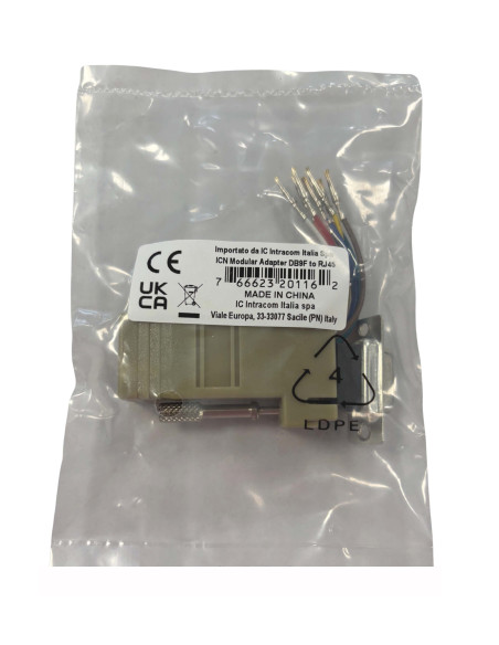 Adattatore Modulare DB 9p.F / RJ45 8 fili