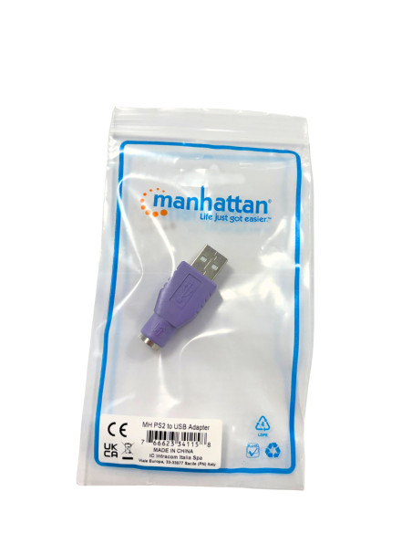 Adattatore PS2 femmina/USB A maschio