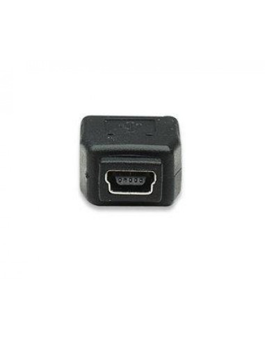 Adattatore Convertitore USB A Maschio a Mini B Femmina Nero
