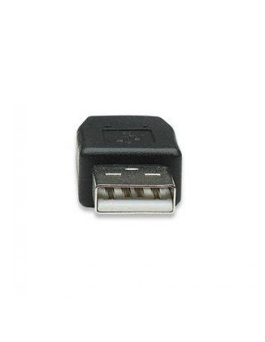 Adattatore Convertitore USB A Maschio a Mini B Femmina Nero