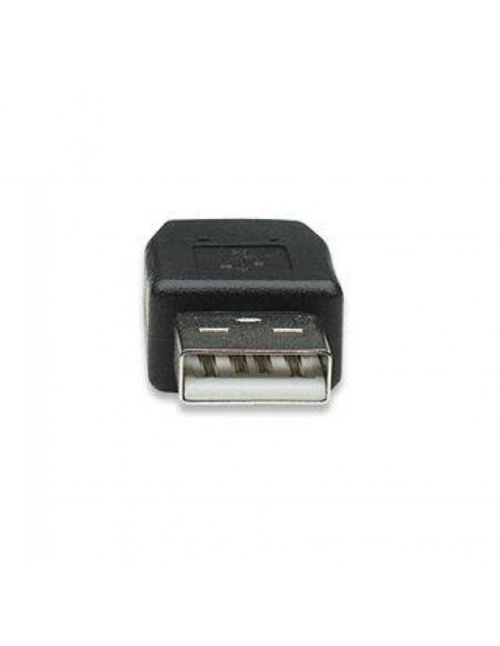 Adattatore Convertitore USB A Maschio a Mini B Femmina Nero