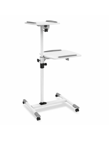 Carrello Supporto per Proiettore Beamer Notebook PC Ripiani Regolabili