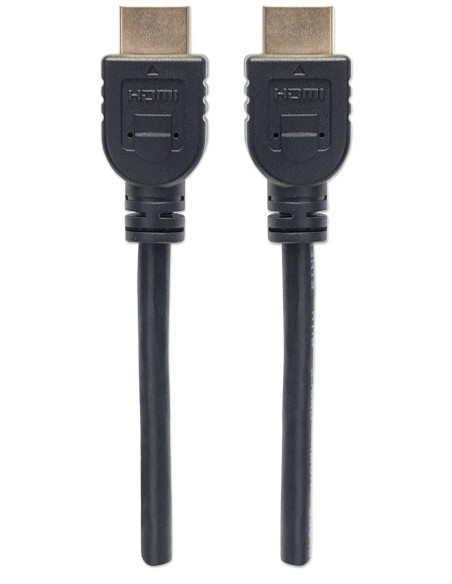 Cavo HDMI CL3 High Speed con Ethernet A/A M/M 2m Nero