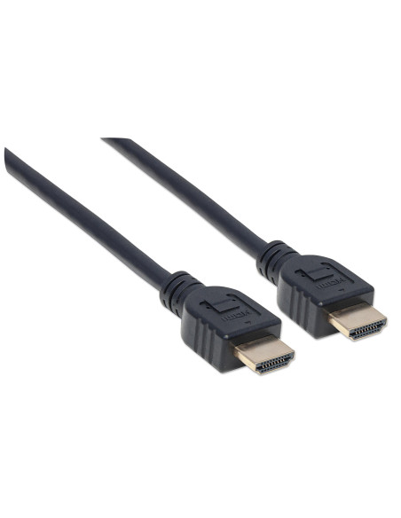 Cavo HDMI CL3 High Speed con Ethernet A/A M/M 5m Nero