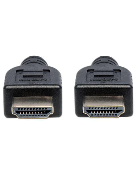 Cavo HDMI CL3 High Speed con Ethernet A/A M/M 5m Nero