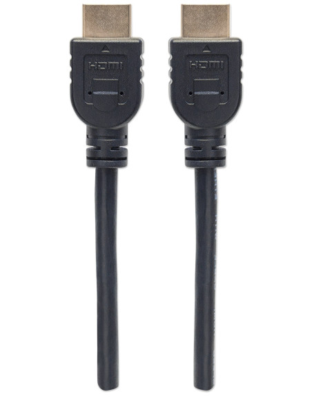 Cavo HDMI CL3 High Speed con Ethernet A/A M/M 5m Nero