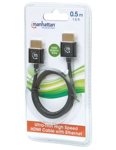 Cavo HDMI&trade High Speed con Ethernet Ultra Sottile 0