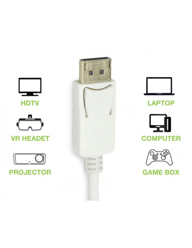 Adattatore Passivo DisplayPort Maschio a HDMI Femmina 4K 30Hz