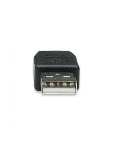 Adattatore Convertitore USB A Maschio a Mini B Femmina Nero