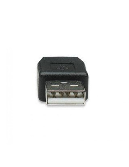 Adattatore Convertitore USB A Maschio a Mini B Femmina Nero