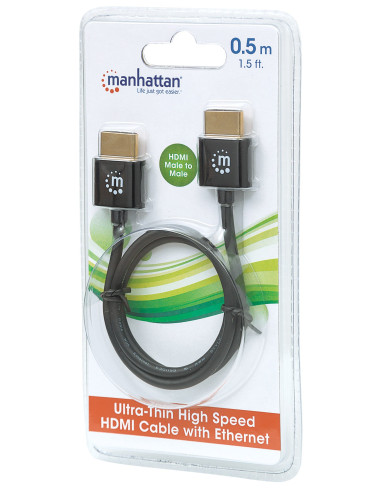 Cavo HDMI&trade High Speed con Ethernet Ultra Sottile 0