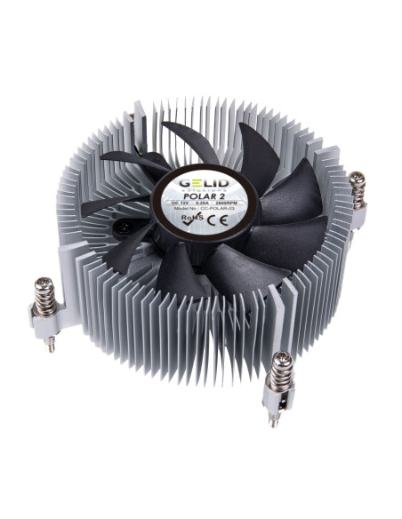 Ventola Silenziosa Polar2 a Basso Profilo per Intel