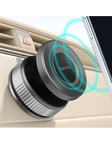 Supporto Magnetico per Smartphone con Chiusura a Rotazione e Ventosa