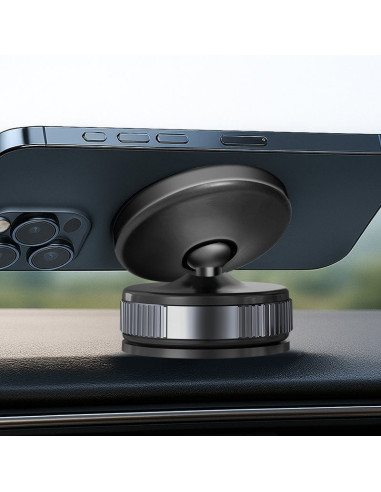 Supporto Magnetico per Smartphone con Chiusura a Rotazione e Ventosa