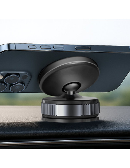 Supporto Magnetico per Smartphone con Chiusura a Rotazione e Ventosa