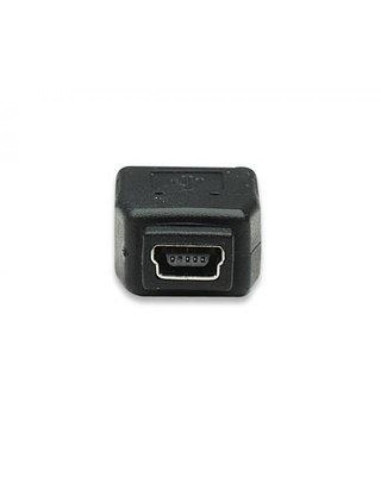 Adattatore Convertitore USB A Maschio a Mini B Femmina Nero