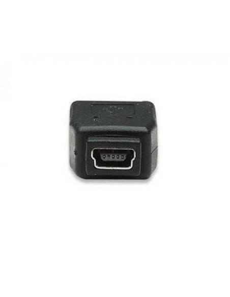Adattatore Convertitore USB A Maschio a Mini B Femmina Nero