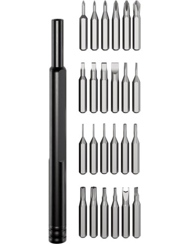 Set Cacciavite con 24 Punte di Precisione