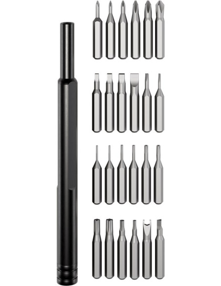 Set Cacciavite con 24 Punte di Precisione