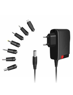 Alimentatore Universale Regolabile 3V-12V con 7 Spine DC
