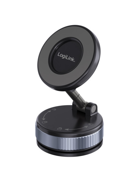 Supporto Magnetico per Smartphone con 2 Snodi a 180&deg