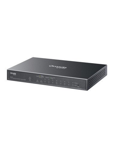 Switch 10 Porte Gigabit Easy Managed con 8 Porte PoE+