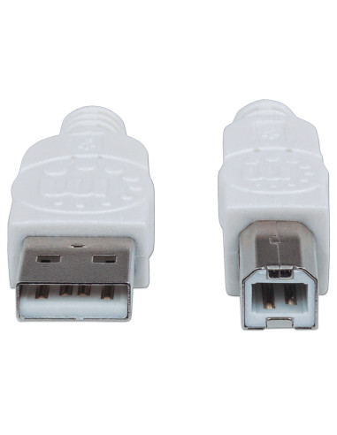 Cavo USB 2.0 A maschio/B maschio 5m Bianco