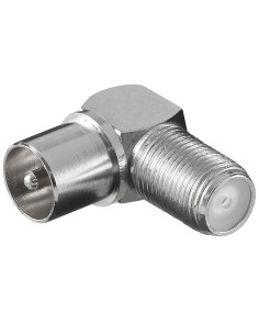 Adattatore Angolare Coassiale Femmina a Coax 90&deg 2