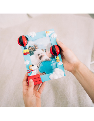Cornice portafoto 3D di Snoopy, 10x15 cm