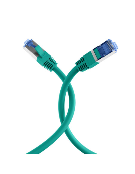 Cavo di Rete Patch in Rame Cat.6A S/FTP TPE Cat.7 Ultraflex Verde 0
