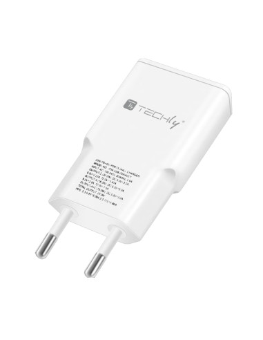 Caricatore Alimentatore USB-C&trade 20W e USB-A QC da Muro