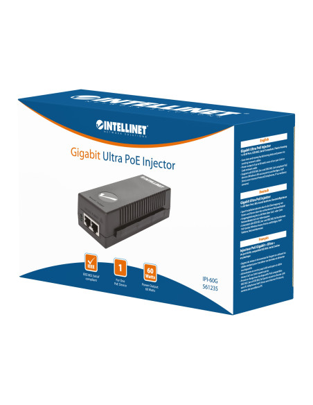 Iniettore Gigabit PoE+ Ultra Power 100m