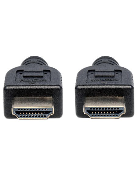 Cavo HDMI CL3 High Speed con Ethernet A/A M/M 2m Nero