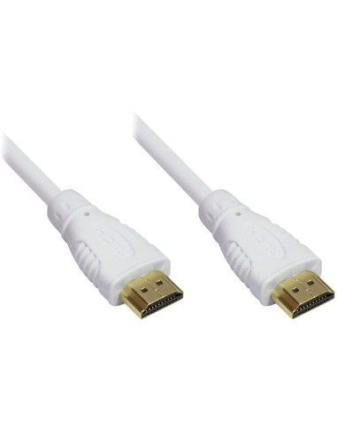 Cavo High Speed HDMI&trade con Ethernet 0.5 metri Bianco
